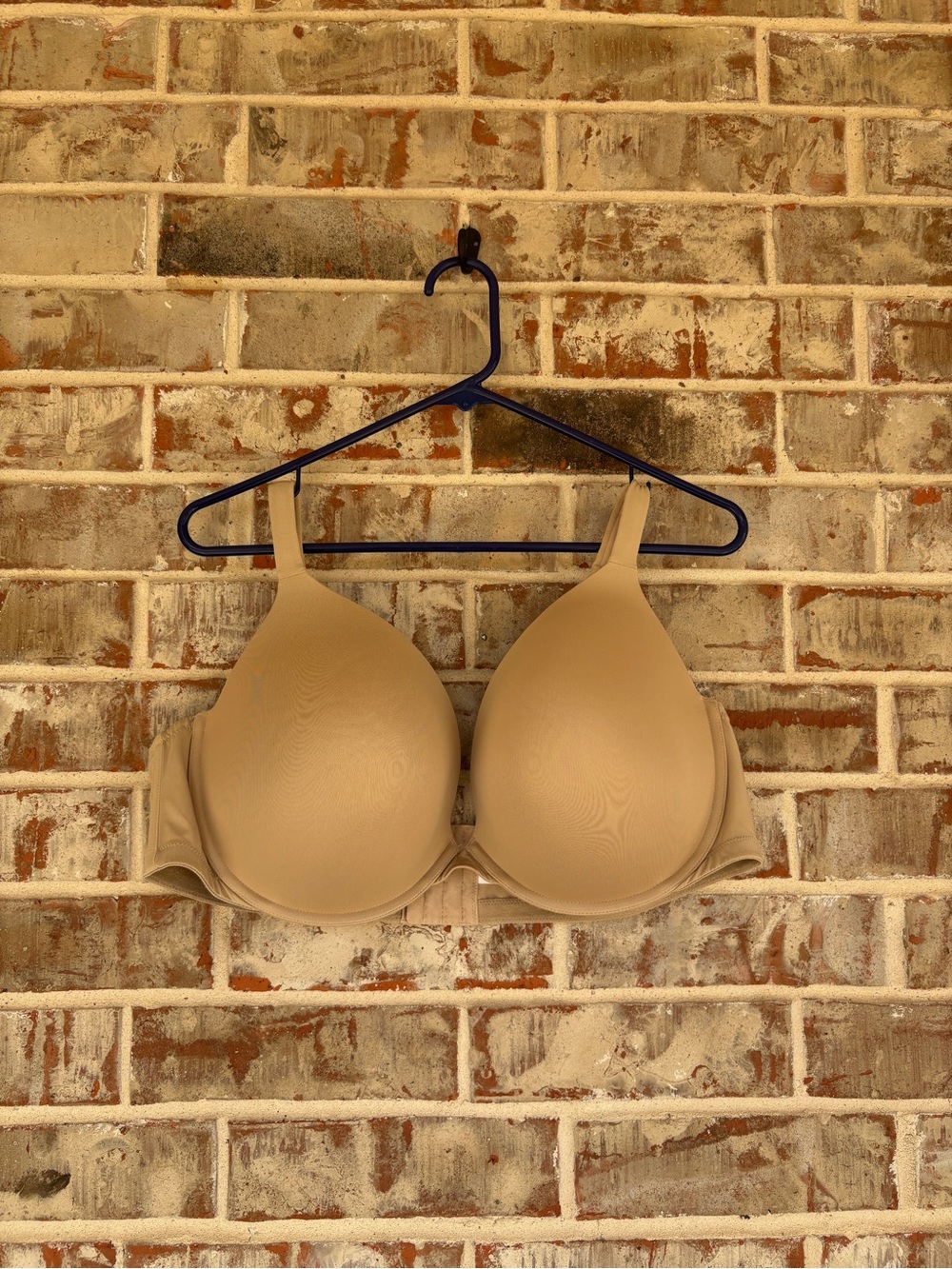 Cacique Beige Boost Plunge Underwire Plus Size Bra